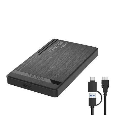 Onten OTN-UHD1 USB-A/ USB-C 2.5" HDD Case 3.0